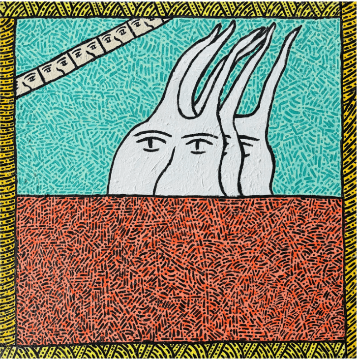 Painting by Adam Mele